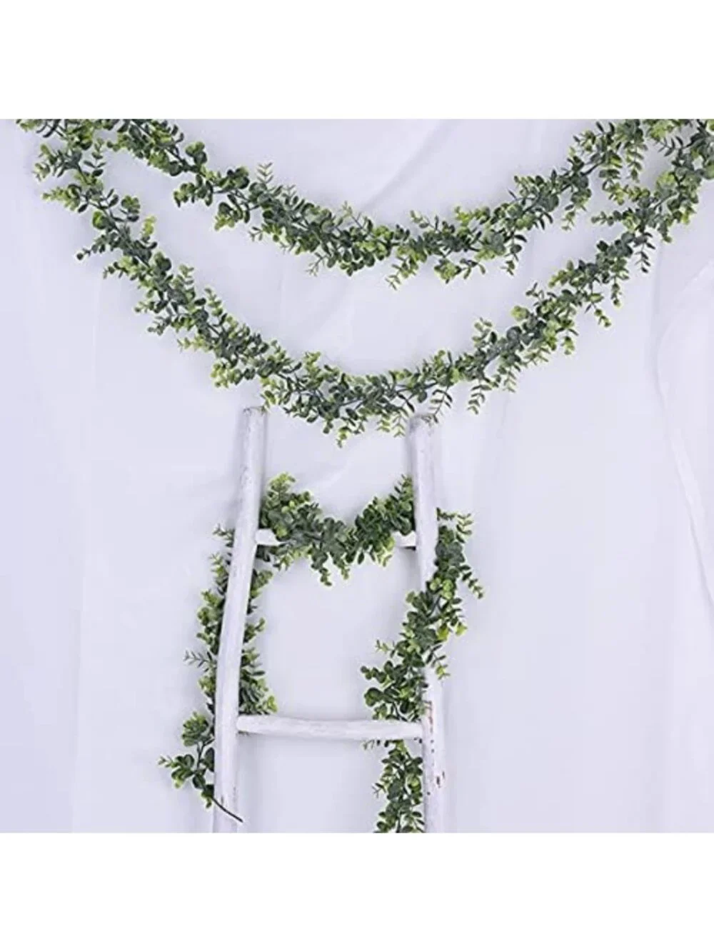6 Pack Faux Eucalyptus Garland - Artificial Hanging Vines for Wedding Decor